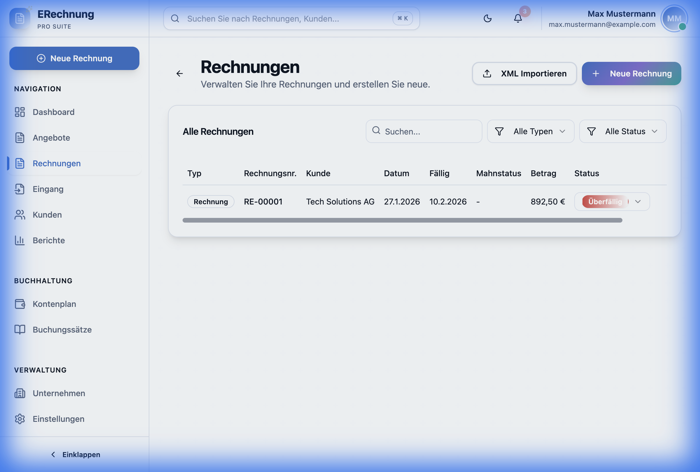 Automatisierung und Versand